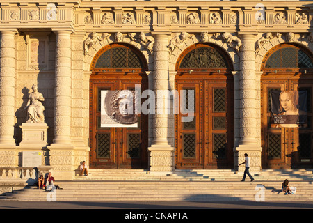 Österreich, Wien, Kunsthistorisches Museum, erbaut im Jahre 1891 von Carl von Hasenauer und Gottfried Semper für die Habsburg-Ring, Stockfoto