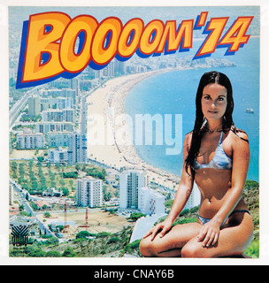 Cover von Vinyl Zusammenstellung BOOOOM 74, veröffentlicht 1974 auf Yupy Records Stockfoto
