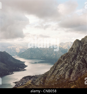 Luftaufnahme der Rocky mountains Stockfoto