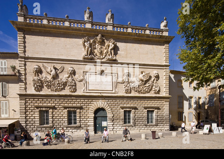 Frankreich, Vaucluse, Avignon, Hotel des Monnaies auf der Place du Palais Stockfoto