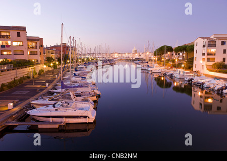 Frankreich, Herault, Le Cap d ' Agde, die marina Stockfoto