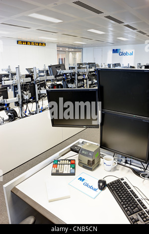 Geschlossener Boden Bankrott Handelsgesellschaft Stockfoto