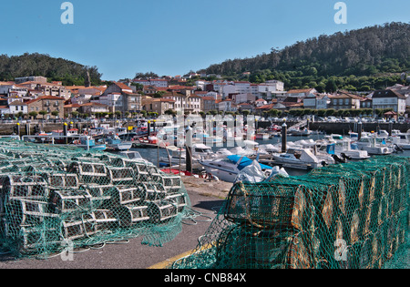 Spanien, Galicien, Muros, port Stockfoto