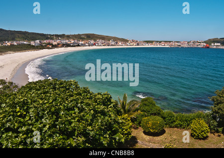 Spanien, Galicien, Strand Laxe Stockfoto