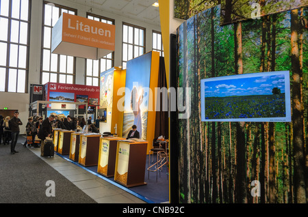 Stand von Litauen, ITB 2012 Internationale Tourismus Börse, internationale Tourismus-Messe Stockfoto