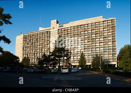 Frankreich, Loire, Firminy, Le Corbusier-Website von Firminy (Firminy-Vert), der Wohneinheit Stockfoto