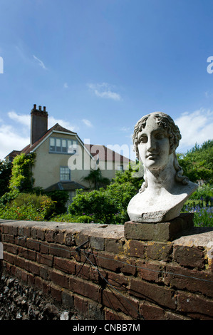 Charleston Farmhouse, in der Nähe von Lewes, East Sussex, England, Heimat des Bloomsbury-Sets. Stockfoto