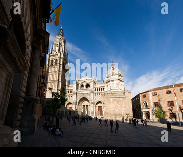 Kathedrale der Heiligen Maria in Toledo, Spanien. Stockfoto