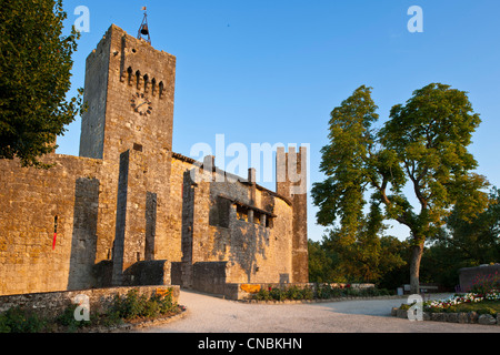 Frankreich, Gers, Larressingle, stoppen auf der Route von Compostela, Les Plus Beaux Dörfer de France (The Most Beautiful gekennzeichnet Stockfoto