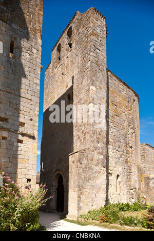 Frankreich, Gers, Larressingle, stoppen auf der Route von Compostela, Les Plus Beaux Dörfer de France (The Most Beautiful gekennzeichnet Stockfoto