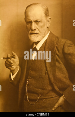 Österreich, Wien, Berggasse, Sigmund Freud Museum, wo der Vater der Psychoanalyse lebte und arbeitete von 1891 bis 1938, Stockfoto