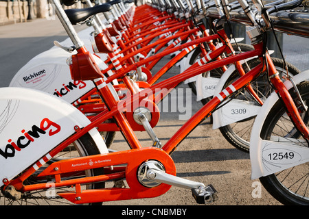 Bicing, Barcelona Stockfoto