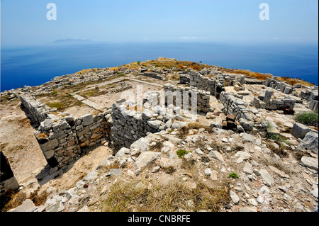 Europa Griechenland Cyclades Santorini Ancient Thera Stockfoto