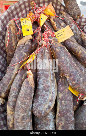 Frankreich, Corse du Sud, Ajaccio, der tägliche Markt auf dem Campinchi Platz Stockfoto