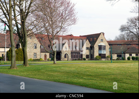 Haupt-Clubhaus, Aronimink Golf Club, Newtown Square, Pennsylvania, USA Stockfoto