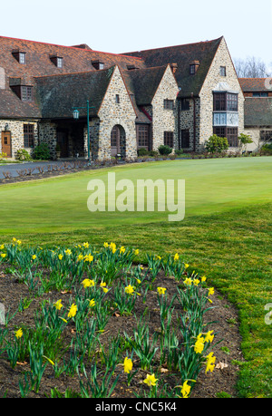 Haupt-Clubhaus, Aronimink Golf Club, Newtown Square, Pennsylvania, USA Stockfoto