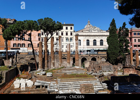 Italien, Latium, Rom, Altstadt als Weltkulturerbe der UNESCO, Ruinen, Area Sacra di Largo Argentina aufgeführt Stockfoto