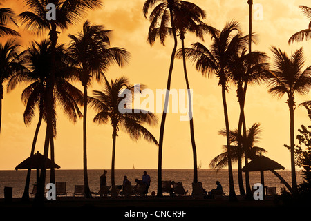 Mittelamerika, Karibik, kleine Antillen, Martinique, Ste-Anne-Strand Stockfoto