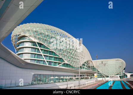 Abu Dhabi, Yas Viceroy Hotel Stockfoto