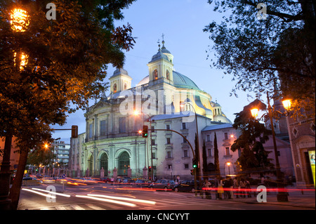 Königliche Basilika San Francisco el Grande in Madrid Stockfoto