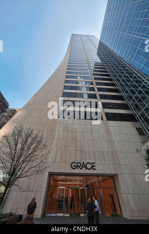 WR Grace Firmengebäude in 1114 Sixth Avenue in Manhattan, New York City Stockfoto