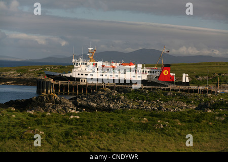 Caledonian Macbrayne Fähren in den schottischen Hebriden Insel Colonsay Stockfoto