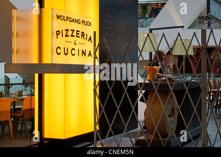 Wolfgang Puck Pizzeria & Cucina, Kristalle Shopping Center, Las Vegas, Nevada Stockfoto