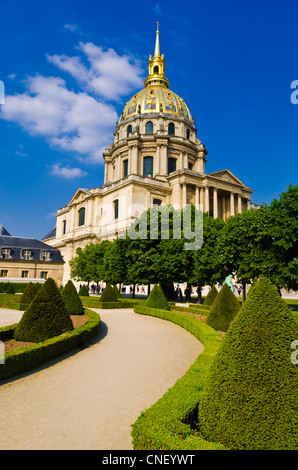 Goldenen Kuppel Kapelle Saint-Louis (Grabstätte Napoleons), Les Invalides, Paris, Frankreich Stockfoto