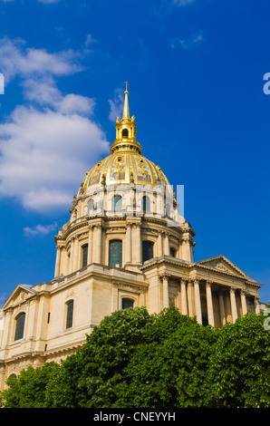 Goldenen Kuppel Kapelle Saint-Louis (Grabstätte Napoleons), Les Invalides, Paris, Frankreich Stockfoto