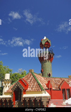 El Capricho von Antoni Gaudí, Comillas, Kantabrien, Spanien Stockfoto