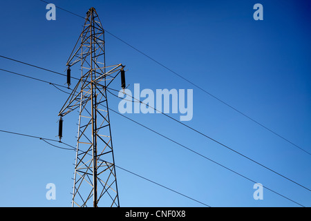 Elektrische pylon Stockfoto