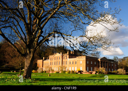 Himley Hall, entwickelt ein 18. Jahrhundert Herrenhaus inmitten eines 'Capability' Brown Park in der Nähe von Dudley in den englischen Midlands Stockfoto