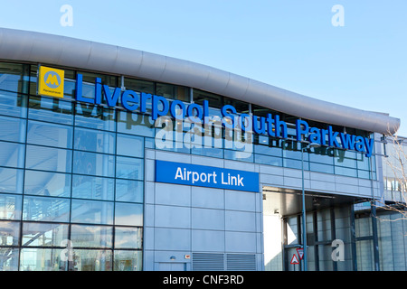 Liverpool South Parkway Station, Garston, Liverpool Stockfoto