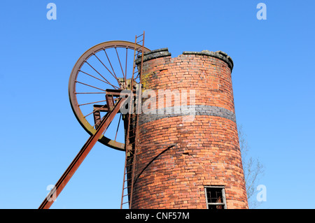 Brittain Zeche Kopfplatte Ripley Derbyshire England. Stockfoto