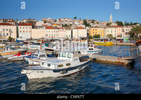 Kleine Stadt Mali Losinj Stockfoto