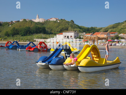 Strand auf der Insel Susak Stockfoto