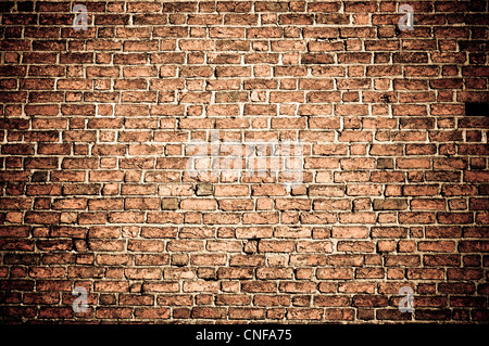 Hintergrund der gemauerten Wand Textur Stockfoto