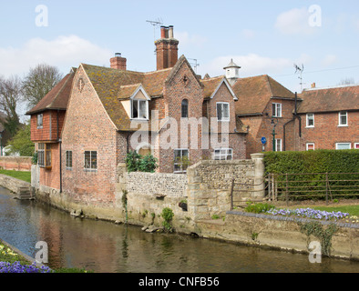 Riverside Hotel Haus neben dem Fluss Stour in Canterbury Kent UK Stockfoto