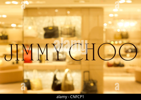 Jimmy Choo speichern in der Orchard Road in Singapur, Luxus-shopping. Stockfoto
