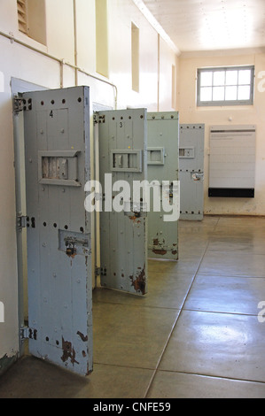 Zelle Türen an Frau Gefängnis, alte Festung Gefängnis Komplex, Constitution Hill, Hillbrow, Johannesburg, Gauteng, Südafrika Stockfoto