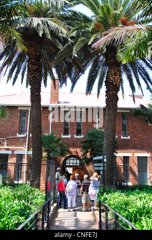 Innenhof bei Frau Gefängnis, der alten Festung Gefängnis Komplex, Constitution Hill, Hillbrow, Johannesburg, Gauteng, Südafrika Stockfoto