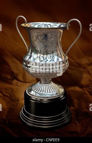 Design eines digitalen 3D-Cup Trophäe für Computer Stockfoto