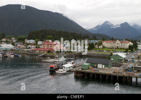 Sitka-Hafen in Südost-Alaska, USA Stockfoto