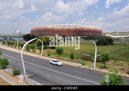 Soccer City Stadion, Nasrec, Johannesburg, Provinz Gauteng, Südafrika Stockfoto