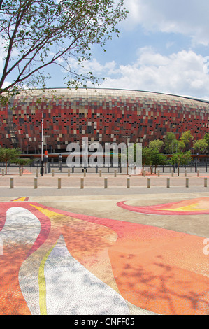 Soccer City Stadion, Nasrec, Johannesburg, Provinz Gauteng, Südafrika Stockfoto