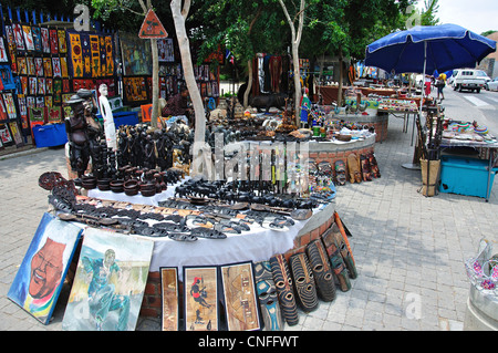 Straße Souvenirstände, Orlando West, Soweto, Johannesburg, Provinz Gauteng, Südafrika Stockfoto