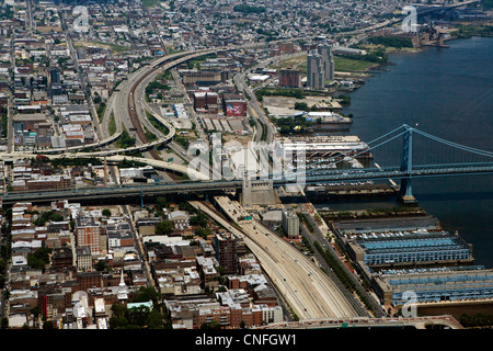 Luftaufnahme von Philadelphia, Pennsylvania Stockfoto