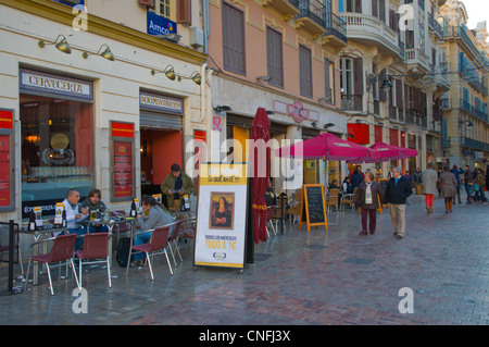 Placa De La Constitucion square Altstadt Malaga Andalusien Spanien Europa Stockfoto