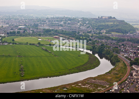 Das Wallace-Monument auf dem Gipfel des Abbey Craig in Sterling, Schottland Stockfoto