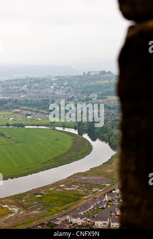 Das Wallace-Monument auf dem Gipfel des Abbey Craig in Sterling, Schottland Stockfoto